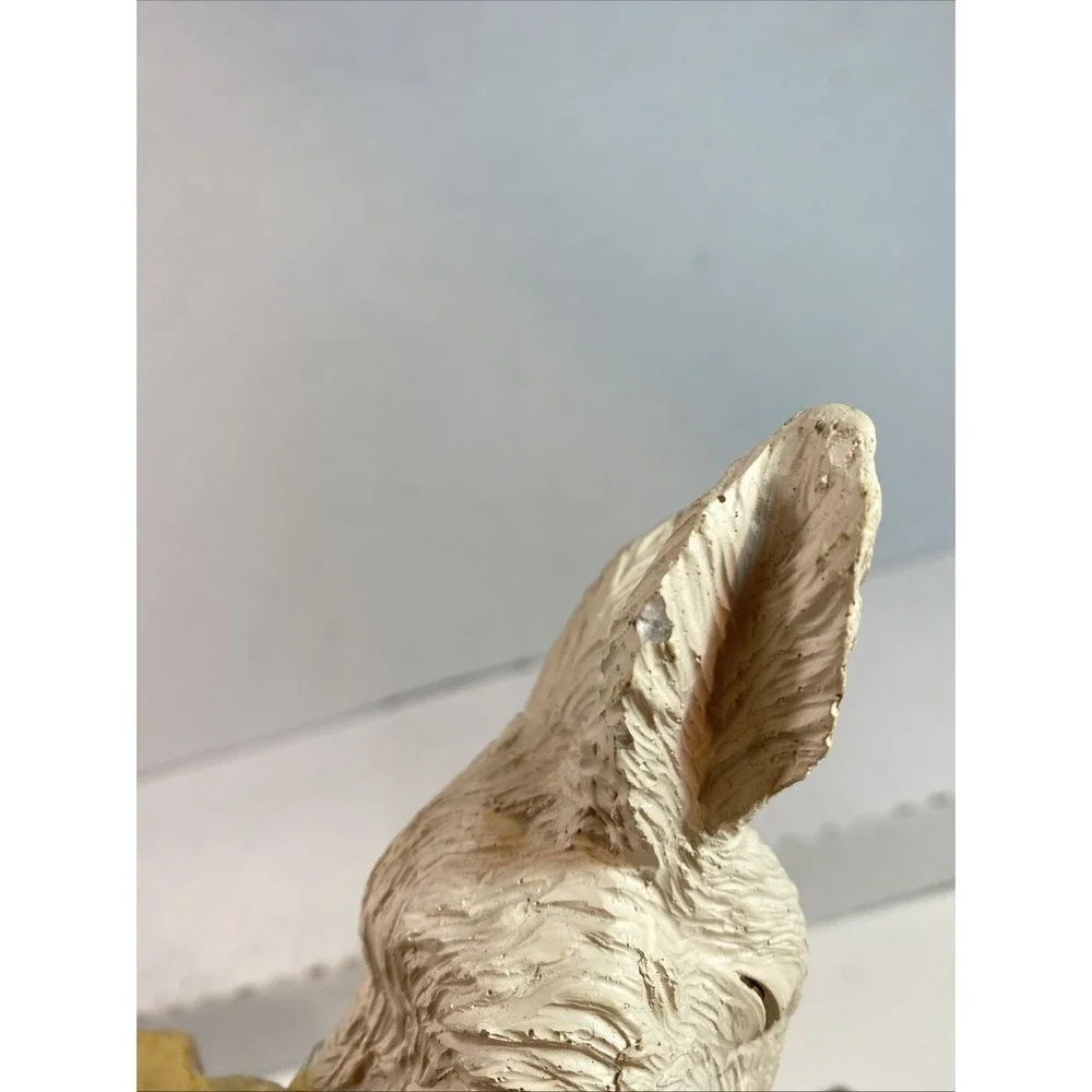 Easter Rabbit Bunny Chick Egg Floral Planter Candle Holder Vase Candy Dish Resin